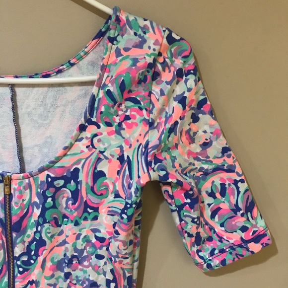 Lilly Pulitzer Celia Dress Fit and Flare size Xs - Picture 10 of 11